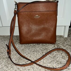 Coach Tan Leather Crossbody Bag